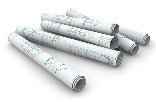 Black and White Blueprints