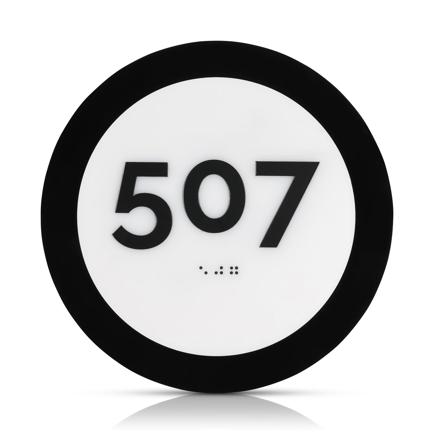 Round Interior door Signage