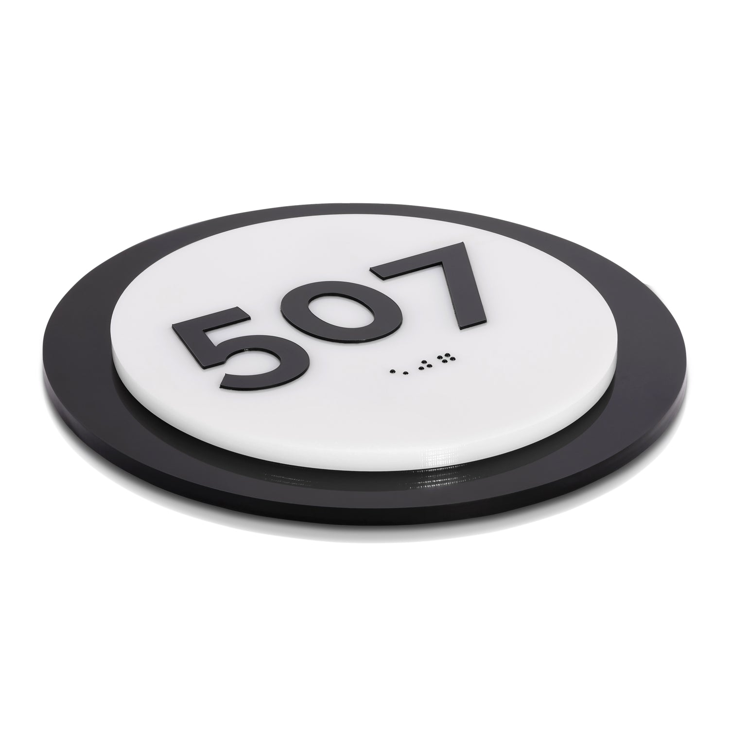 Round Interior door Signage