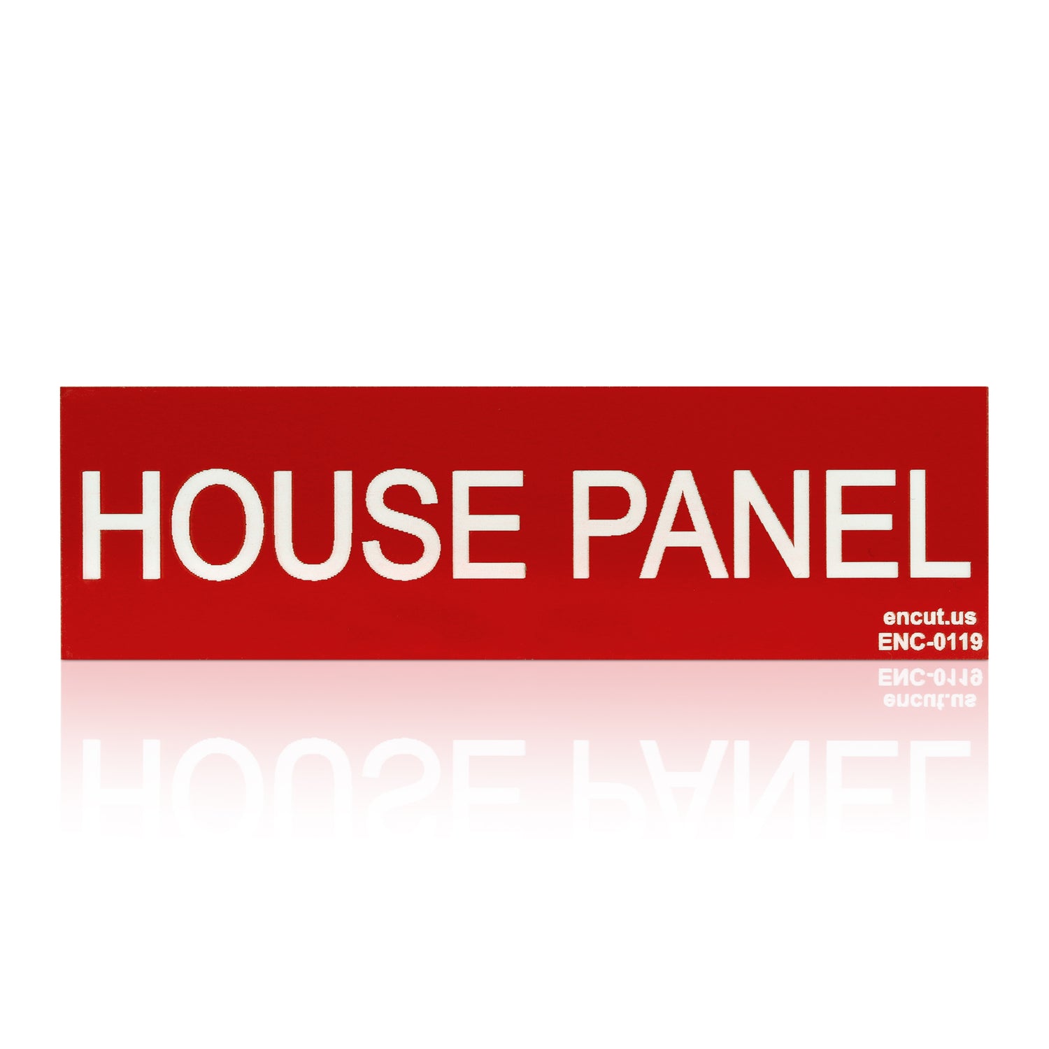 House Panel Placard