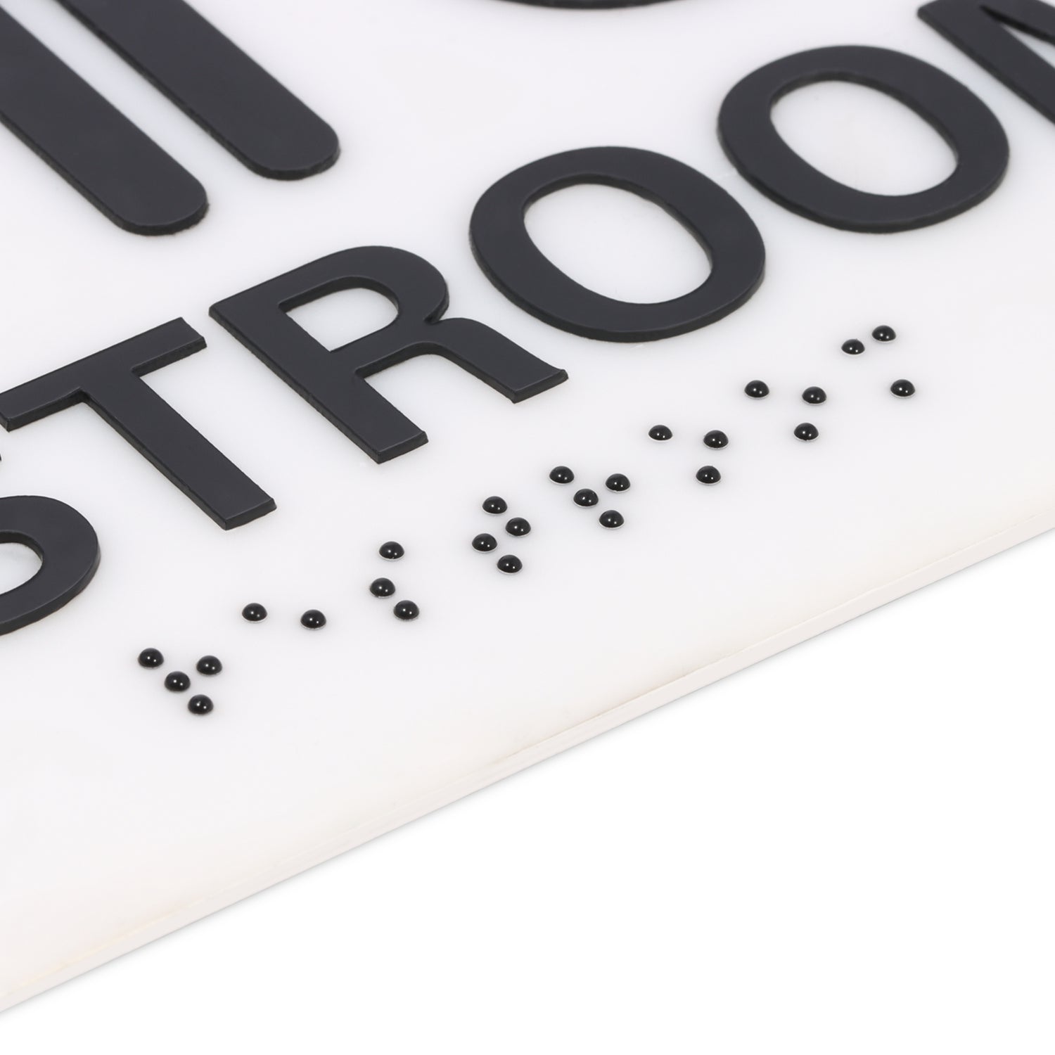 Wood And Acrylic Restroom Signage