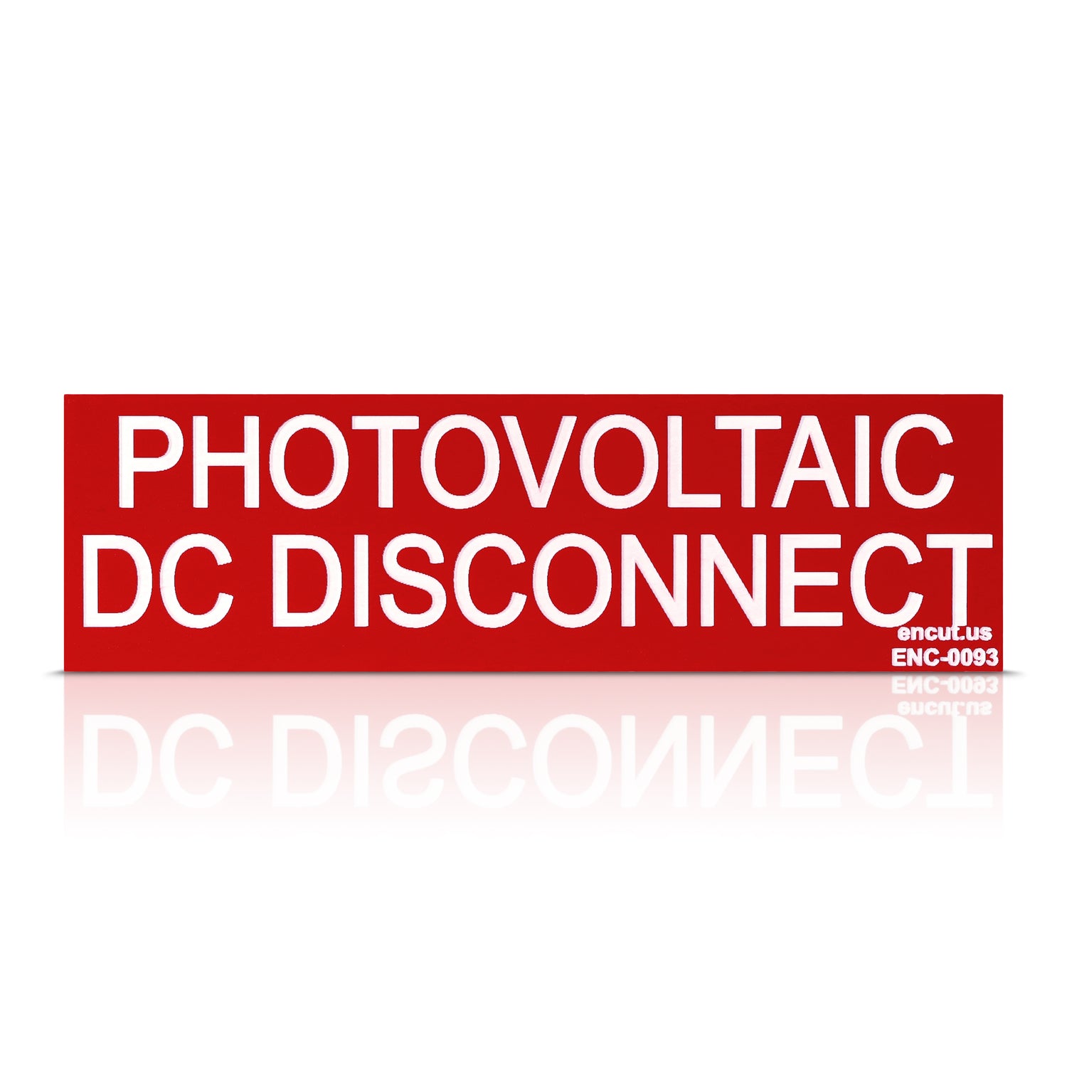 Photovoltaic DC Disconnect Placard