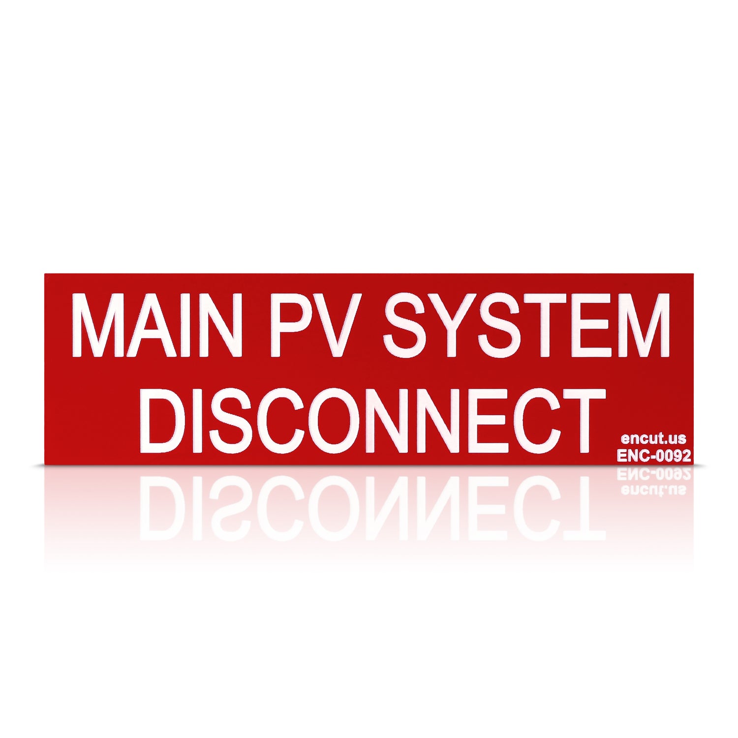Main PV System Disconnect Placard