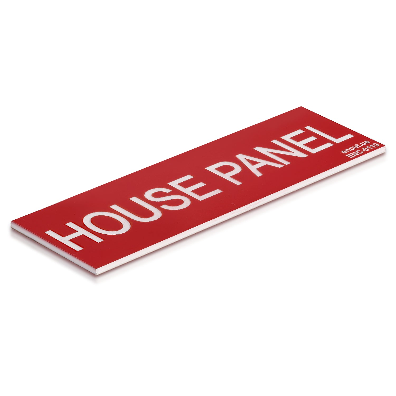 House Panel Placard