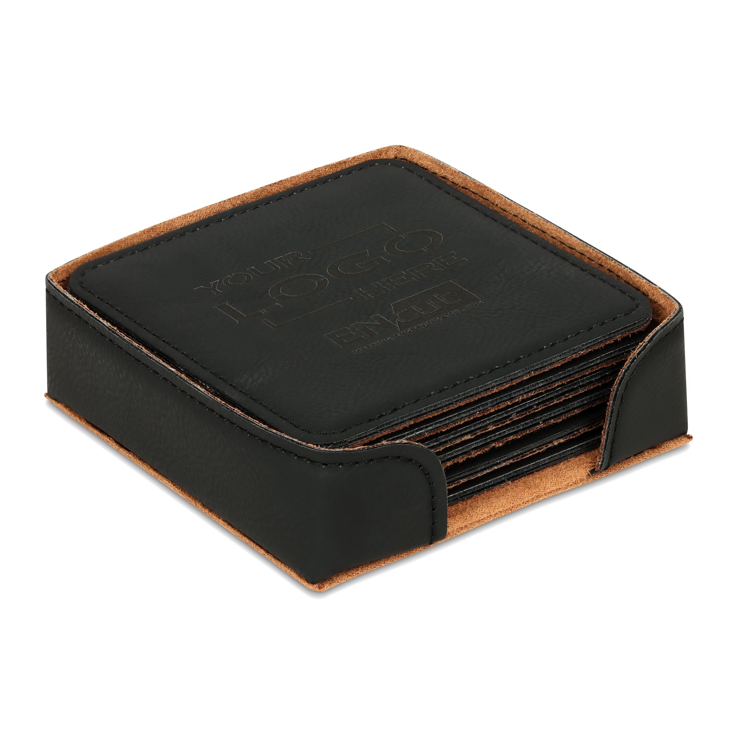 Saddle Collection Leather Coasters