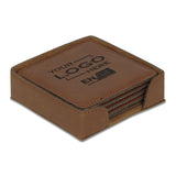 Saddle Collection Leather Coasters