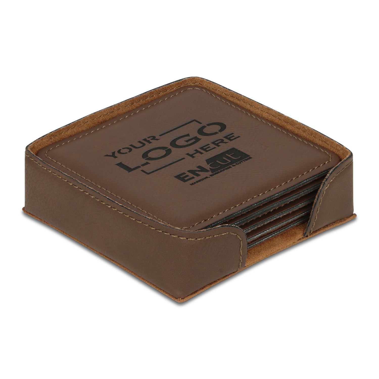 Saddle Collection Leather Coasters