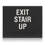 Exit Stair Up Braille Signage