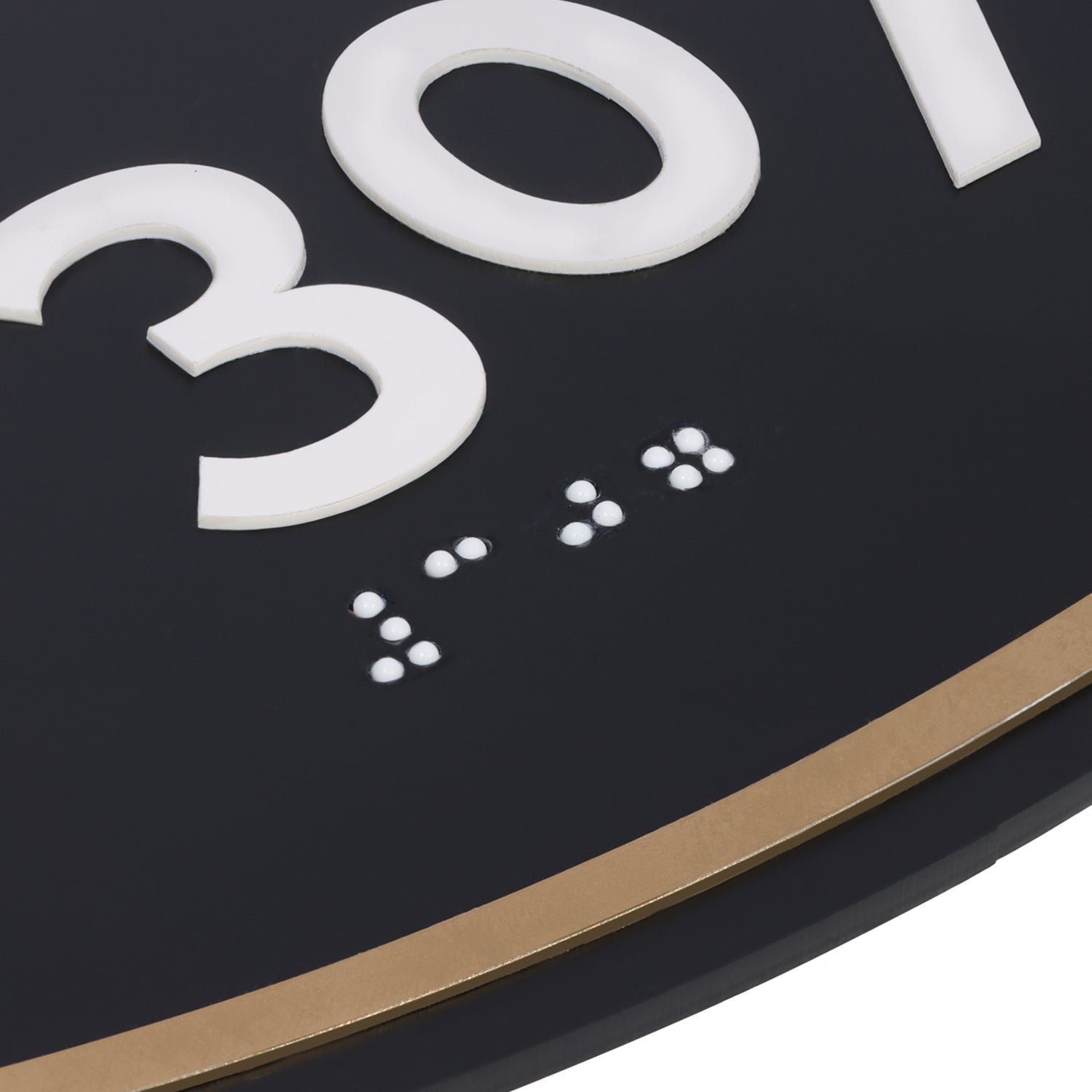 Building Number Braille Signage